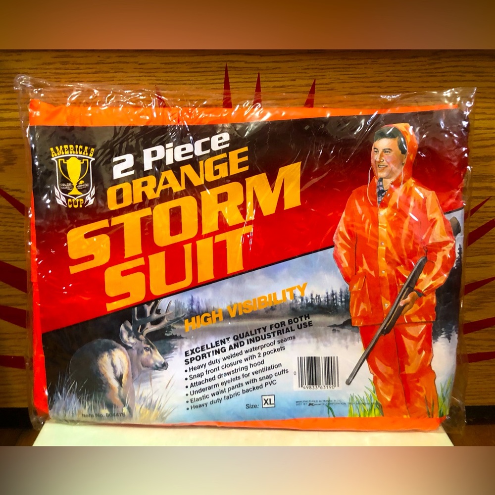 America’s Cup 2 Piece Orange Storm Suit